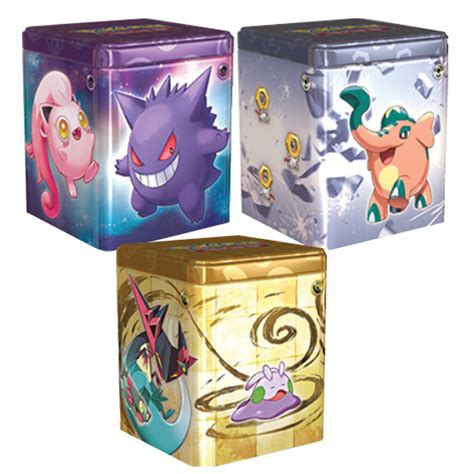 what boxes come with steel type pokemon tcg|tcg tin types.